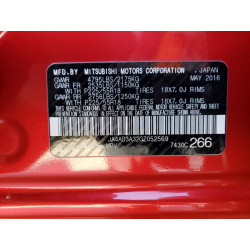 2016 MITSUBISHI OUTLANDER