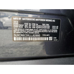 2020 BMW X5 5UXCR6C0XLLL82895 54136845
