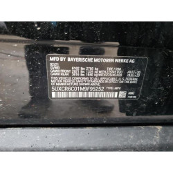 2021 BMW X5 5UXCR6C01M9F95252 51434115
