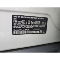 2021 BMW X5 5UXCR6C07M9H21128 54084915