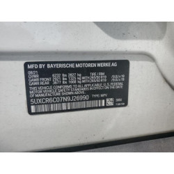 2022 BMW X5 5UXCR6C07N9J26990 54690965
