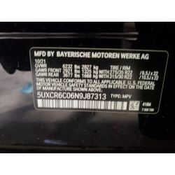 2022 BMW X5 5UXCR6C06N9J87313 53946255