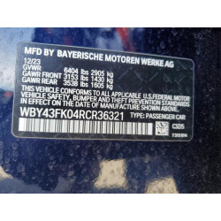 2024 BMW I5 M60 WBY43FK04RCR36321 48237355