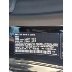 2025 BMW M4 WBS43BA07SCT61898 48228345
