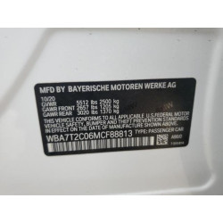 2021 BMW 7 SERIES WBA7T2C06MCF88813 49589555