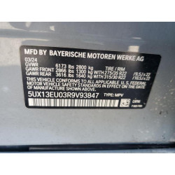 2024 BMW X5 5UX13EU03R9V93847 52175645