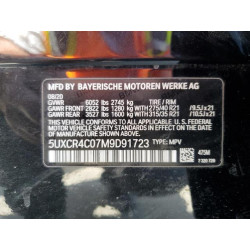 2021 BMW X5 5UXCR4C07M9D91723 54244835