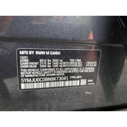 2022 BMW X5 5YMJU0C08N9K73041 50552535