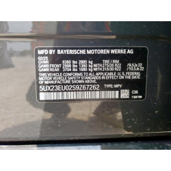 2025 BMW X5 5UX23EU02S9Z67262 56757915