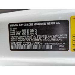 2012 BMW 3 SERIES