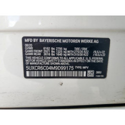 2021 BMW X5 5UXCR6C04M9D99175 57660895