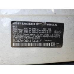 2020 BMW X5 5UXCR4C00LLE30332 54940275