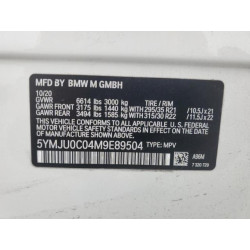 2021 BMW X5 5YMJU0C04M9E89504 54305085