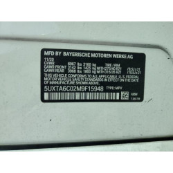 2021 BMW X5 5UXTA6C02M9F15948 51549025