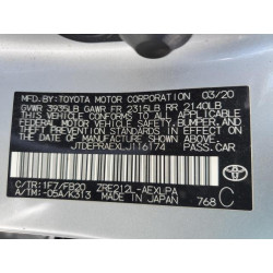 2020 TOYOTA COROLLA JTDEPRAEXLJ116174 57122765