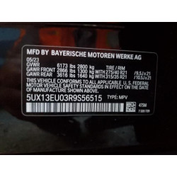 2024 BMW X5 5UX13EU03R9S56515 82715174