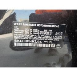 2022 BMW X3 5UX43DP04N9K52342 56846625