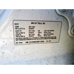 2021 TESLA MODEL Y 5YJYGDEE2MF118634 57715155