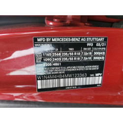 2021 MERCEDES-BENZ GLB-CLASS W1N4M4HB4MW123363 51812965