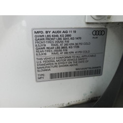 2020 AUDI Q7 WA1AXAF78LD000670 60651165