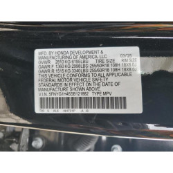 2025 HONDA PILOT 5FNYG1H45SB121882 55244365