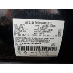 2021 FORD EXPLORER 1FMSK7DH3MGA94976 51282605