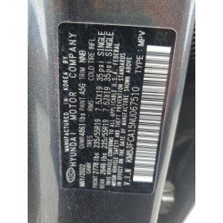 2022 HYUNDAI TUCSON KM8JFCA15NU067510 54915475