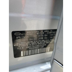 2021 HYUNDAI IONIQ KMHC75LC3MU255909 66872704