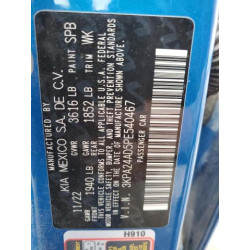 2023 KIA RIO 3KPA24AD5PE540467 54536005