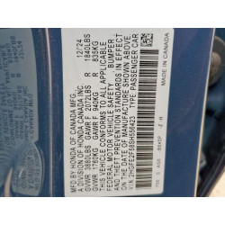 2025 HONDA CIVIC 2HGFE2F58SH556423 57840125
