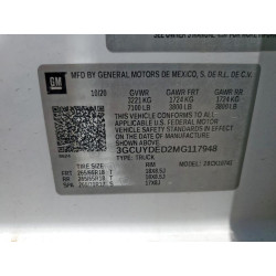 2021 CHEVROLET ALL Models 3GCUYDED2MG117948 58187885