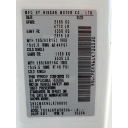 2020 NISSAN NV 3N6CM0KN6LK700030 48022575