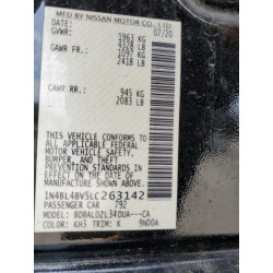 2020 NISSAN ALTIMA 1N4BL4BV5LC263142 51069525