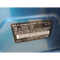2022 MITSUBISHI MIRAGE ML32AWHJ6NH005012 59921955