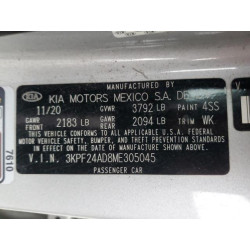 2021 KIA FORTE 3KPF24AD8ME305045 53172655