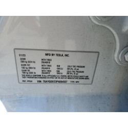 2023 TESLA MODEL Y 7SAYGDEE3PA064507 55875975