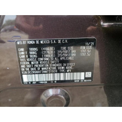 2022 HONDA HR-V 3CZRU6H73NM731939 59455885