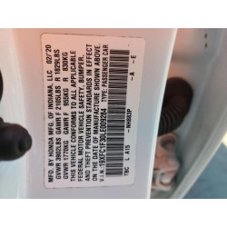 2020 HONDA CIVIC 19XFC1F30LE009284 47371725