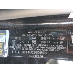 2023 KIA FORTE 3KPF44AC2PE596616 49600175