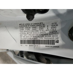 2020 HONDA CIVIC 2HGFC2F86LH529027 85357204