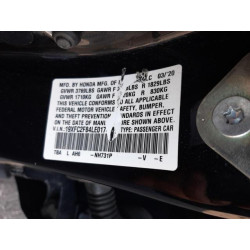 2020 HONDA CIVIC 19XFC2F84LE017423 51008195