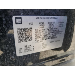 2024 CHEVROLET TRAX KL77LHE25RC089538 54434745