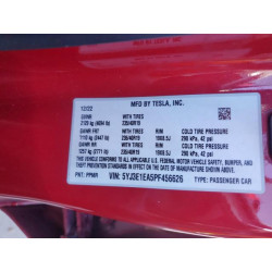 2023 TESLA MODEL 3 5YJ3E1EA5PF456626 57059215