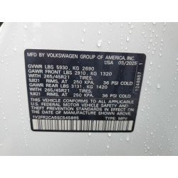 2025 VOLKSWAGEN ATLAS 1V2FR2CA5SC545885 56670505