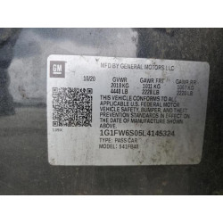 2020 CHEVROLET BOLT 1G1FW6S05L4145324 59402555