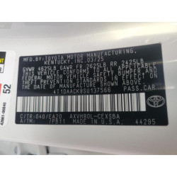 2025 TOYOTA CAMRY 4T1DAACK8SU137566 60568715
