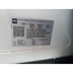 2022 CHEVROLET EQUINOX 3GNAXHEVXNS237315 57390925