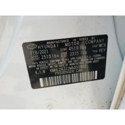 2021 HYUNDAI SONATA KMHL24JJ2MA031462 60865645