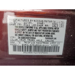 2025 NISSAN SENTRA 3N1AB8CV6SY259544 61243835