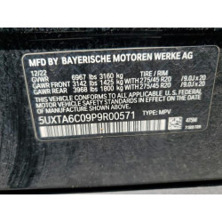 2023 BMW X5 5UXTA6C09P9R00571 61052995